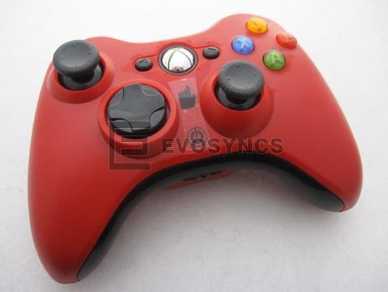 New Wireless Controller Without Packing for XBOX 360 Slim - Red (Refurbished)