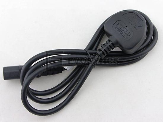 Original 1.5m Power Cord Connecting Cable for XBOX360 Slim E XBOX ONE PS4 Pro - Adapter - UK Plug