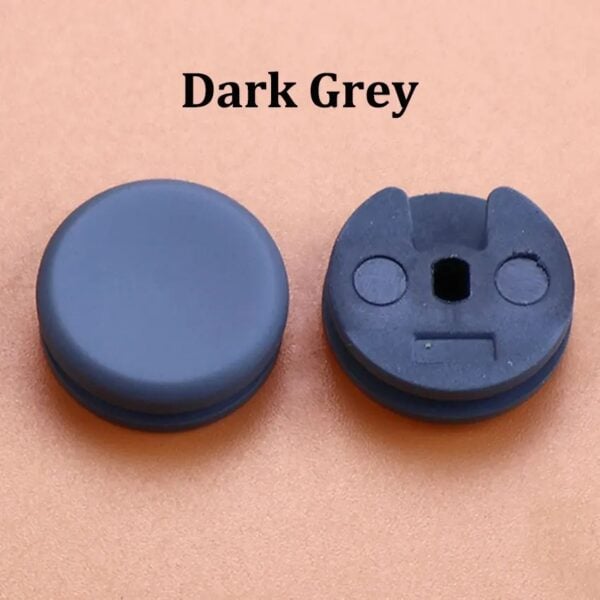 OEM Rounded Edge Circle Pad Analog Stick Cap for Nintendo 3DS XL LL / New 3DS / New 3DS XL LL / New 2DS XL LL - Dark Grey