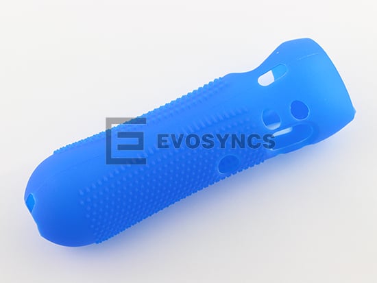 Extreme Grip Handle Silicone Sleeve Skin Cover for PS3 PS4 Move Motion Controller - Blue