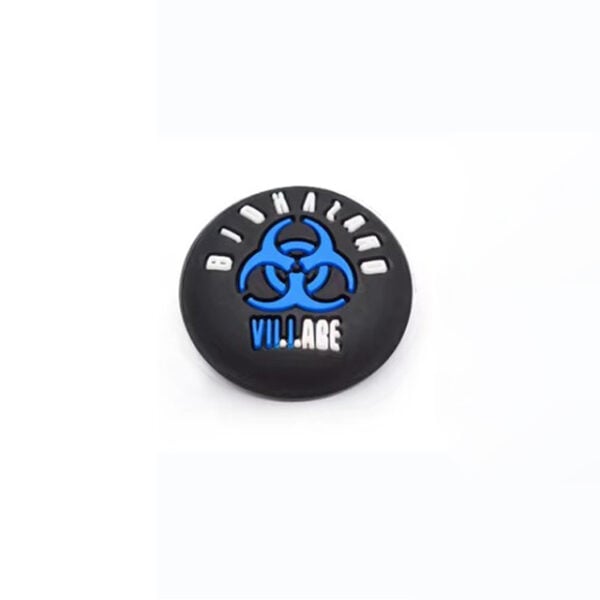 Thumbstick Grips Analog Caps Silicone Rubber for PS5 Controller - Resident Evil Blue
