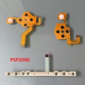 3 in 1 Button Function Flex Cable Set New Version Metal Trace (D-pad / L Key / Volume Keypad) for PSP-2000