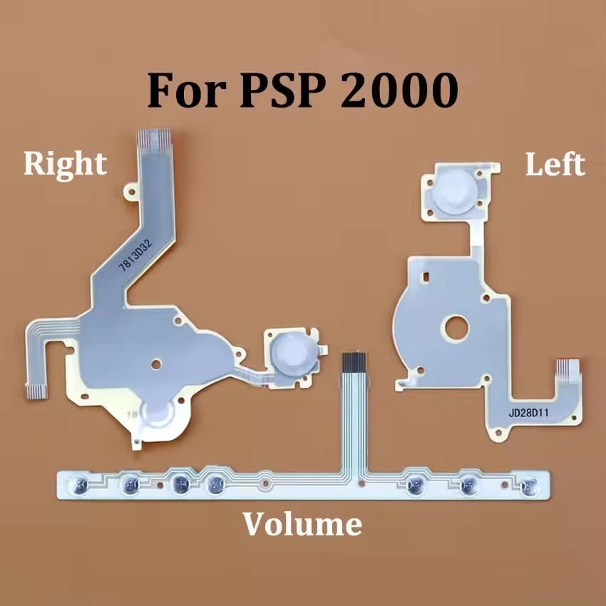 3 in 1 Button Function Flex Cable Set Old Version (D-pad / L Key / Volume Keypad) for PSP-2000