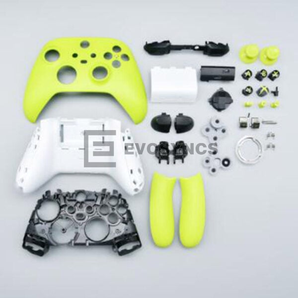 Full Housing Shell Cover Case with Key Button Set Replacement for XBOX Series S/X Wireless Controller - Yellow