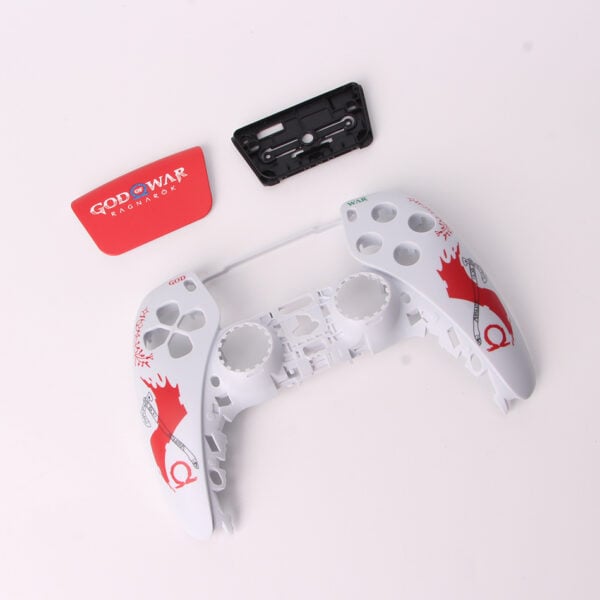 Replacement Fashion Top Cover with Touch Pad Housing Case for PS5 v2.0/3.0/4.0 Controller - God of War 2