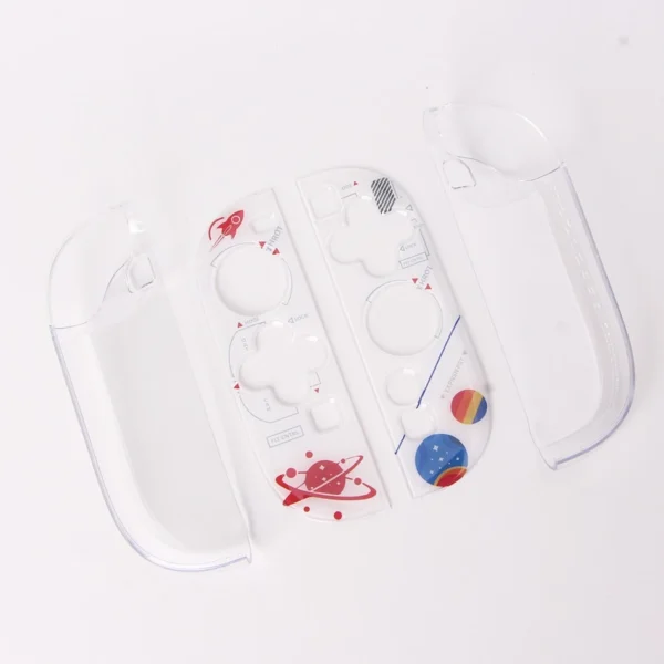 PC Grip Carton Case and Ergonomic Shock-Absorption Cover for Switch 2 - Starry Sky