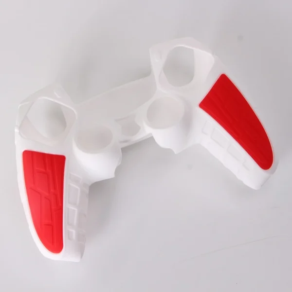 Silicone Protective Case with Particle Grip for PS5 Dualsense Controllers Yellow-Black
