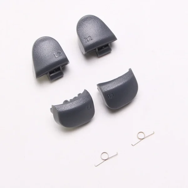 R1L1 R2L2 Button Keys V2.0 with Spring Set for PS5 Controller - Grey