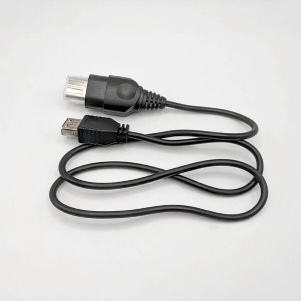 Original Controller Port to USB Adapter Cable (80cm) – USB Female Converter Lead for 1st Gen Xbox