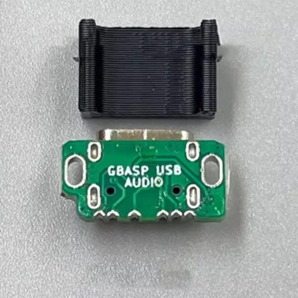 USB-C Type-C Charging Port With 3D Printed For Game Boy Advance SP ?C Black