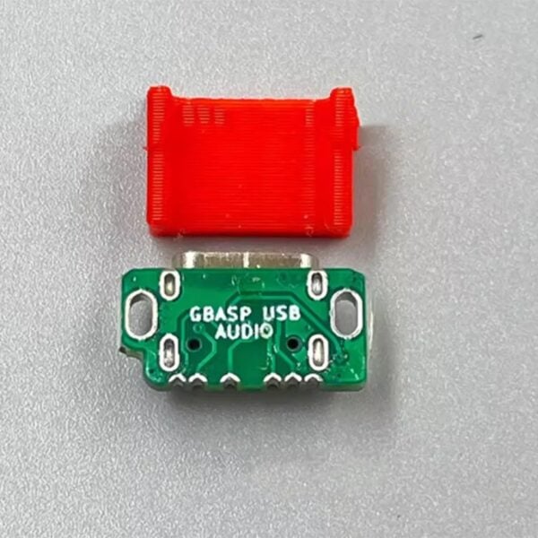 USB-C Type-C Charging Port With 3D Printed For Game Boy Advance SP ?C Red