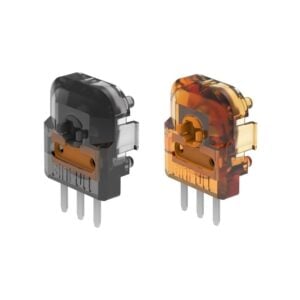 Original TMR Steuermodul Potentiometers Joystick 3D Analog Sticks Ginfull 3Pin Sensor Orange for PS4 / Xbox One