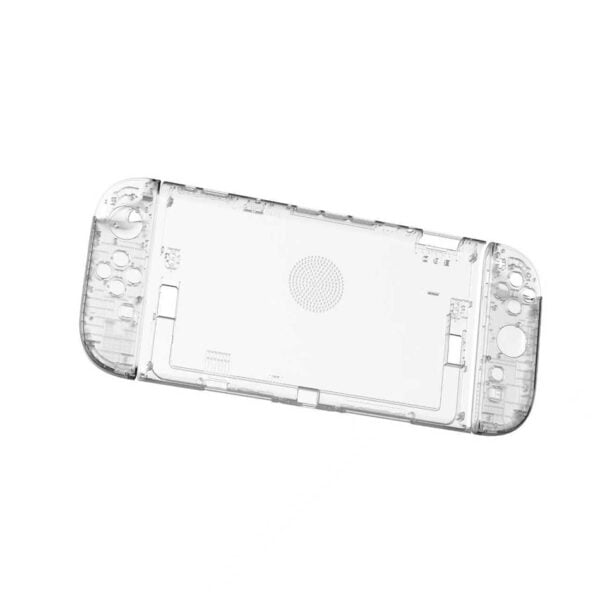 Housing Shell Case with Thermal Design for Switch 2 Console and Left Right Joycon - Clear White