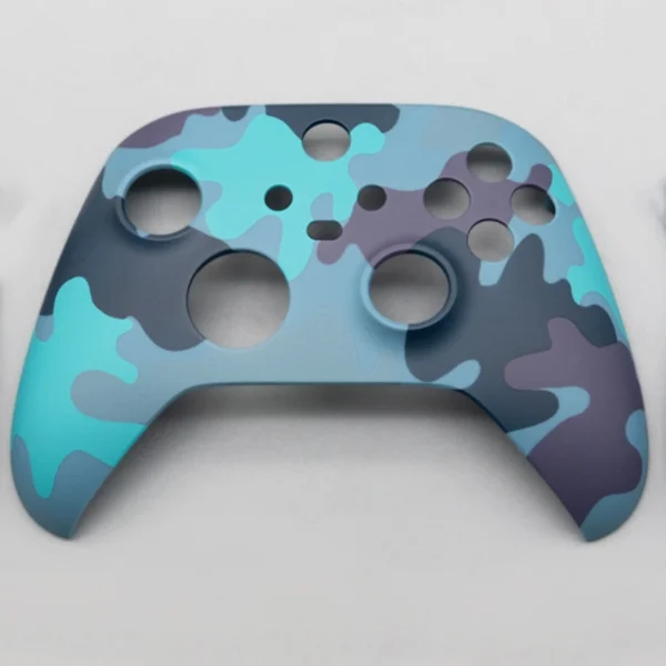 Limited Edition Front Shell Top Faceplate Mod Parts for XBOX Series Controller -  Camouflage Blue
