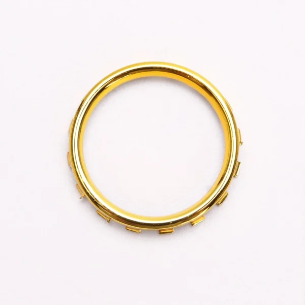 Mirror Chrome Thumbstick Accent Rings Replacement Parts For XBOX ONE Elite 1/2 Controller Gold