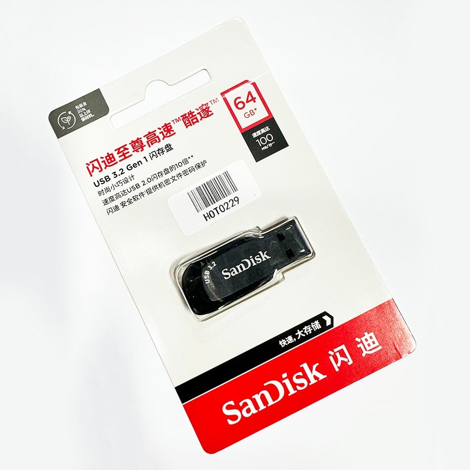 SanDisk USB 3.2 Pendrive 64gb Usb Flash Drive Stick CZ410 Flash Memory Stick Udisk