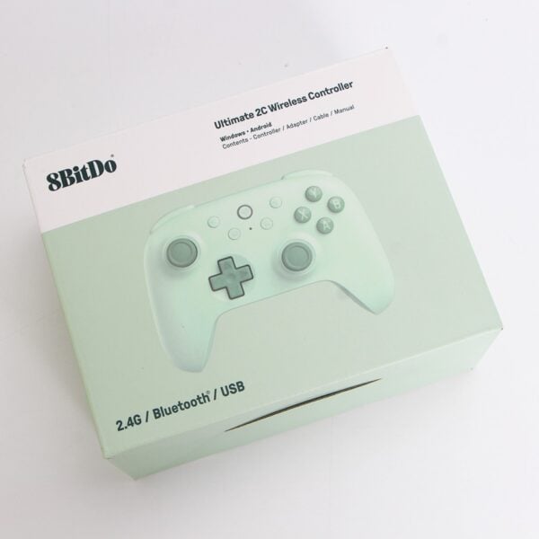 8BitDo Hunter 2 Youth Edition Wireless Gamepad Dual Hall Effect PC PC Steam Light Green