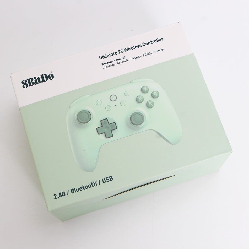 8BitDo Hunter 2 Youth Edition Wireless Gamepad Dual Hall Effect PC PC Steam Light Green