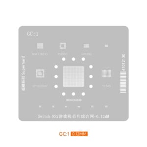 Universal IC GBA Reballing Stencil (GC:1) for Nintendo Switch 2 (NS2)