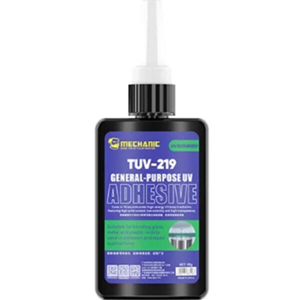 MECHANIC 50g UV Curing Adhesive TUV-219 for Electronic Parts Glass Crystal DIY Craft Jewelry Bonding Glue