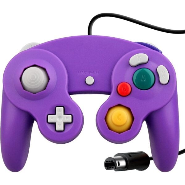 NGC Controllers Classic Wired Controller for Wii Gamecube - Purple