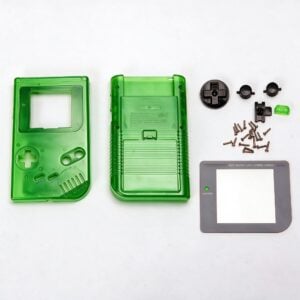 Complete Housing Shell Cover Case Replacement for GB DMG - Clear Green